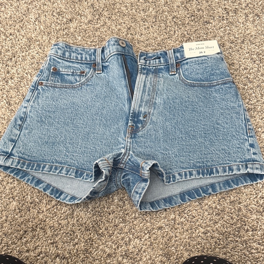 Abercrombie & Fitch Light Blue Denim Shorts